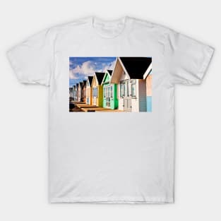 Hengistbury Head Beach Huts Bournemouth Dorset UK T-Shirt